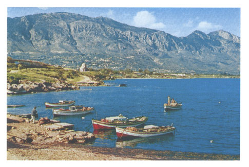 Fishing boats in Karavas