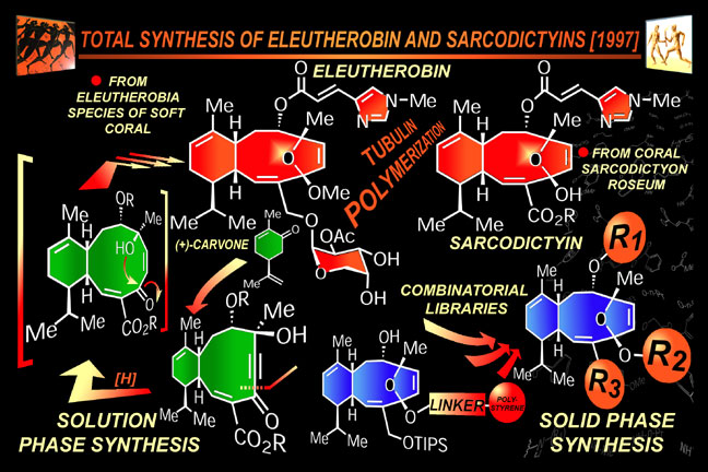 eleutherobin and sarcodictyins
