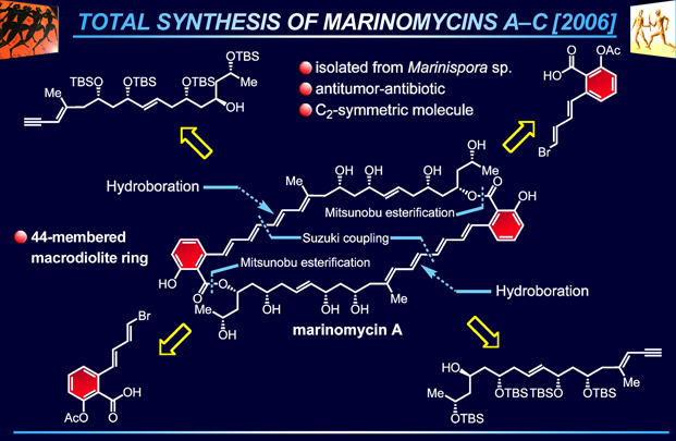 marinomycins A–C