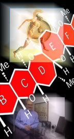greek art with molecular structures