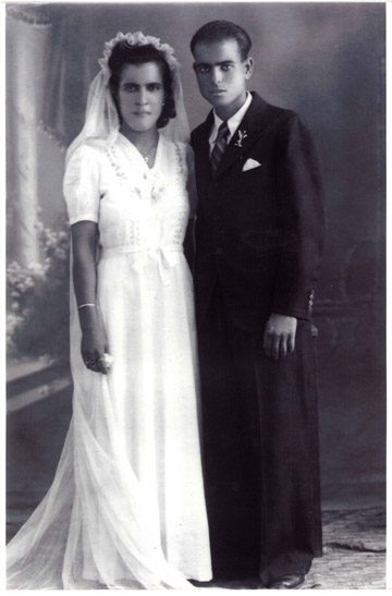 KC's Parent's wedding photo