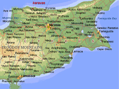 Cyprus map
